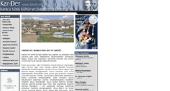 Desktop Screenshot of karder.org.tr